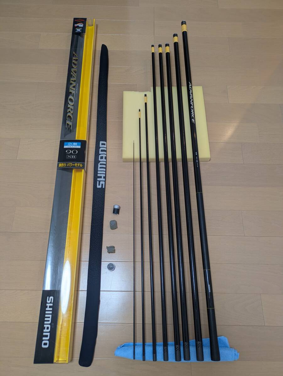 新品　未使用　鮎竿アドバンフォース急瀬90NW シマノ アドバンフォース 荒瀬90｜鮎釣り、渓流釣り 鮎竿、渓流