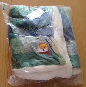 フレンズヒル●しばたさん 柴田 ボア付 ブランケット 「スカーフしばた」 柴犬 新品未使用