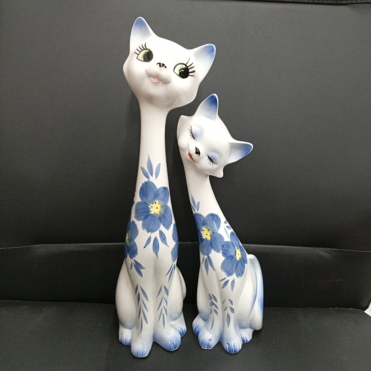 中古品【陶器製　猫】2点セット☆ TWIN CATS | sen no STORE