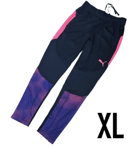 ( Puma 40) новый товар Puma INDIVIDUAL тренировочные штаны 659871 темно-синий мужской XL