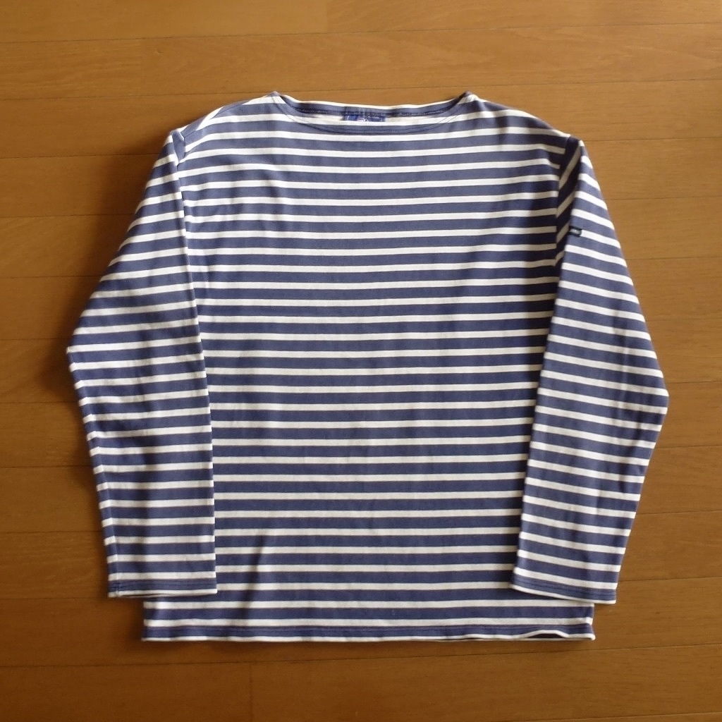 SAINT JAMESボーダー襟あり/80-90年代ヴィンテージ/ 超レア/美品 SAINT JAMESボーダー襟あり/80-90年代ヴィンテージ/ 超レア/美品