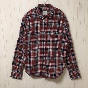 TRUE CRAFT フランネルシャツ 長袖 チェック ビッグシルエット 古着 ネルシャツ アメカジ メンズ 輸入 カジュアル Lサイズ