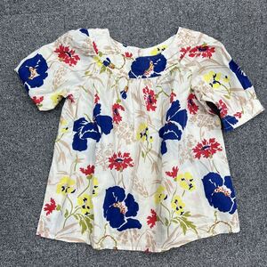 500円スタート★SIZE:104 56★Bonpoint/ボンポワン 花柄 シャツ 女の子