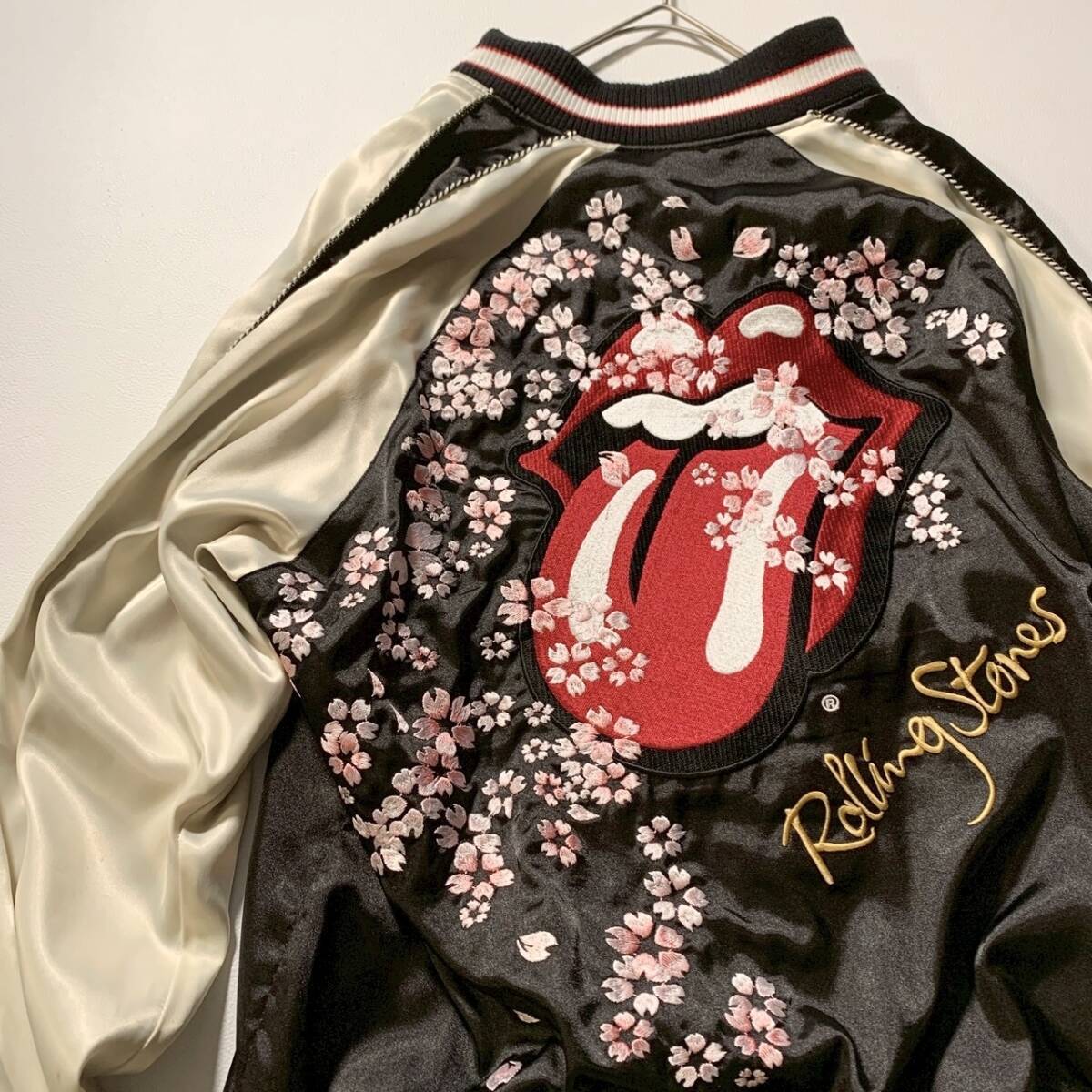 完売品　JACKROSE ローリング・ストーンズ スカジャン　リバーシブル　古着 JACKROSE（ジャックローズ）の「ローリングストーンズ