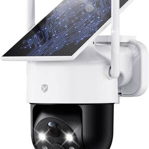 ソーラー真一体型・高効率充電 防犯カメラ 屋外 ソーラー 高効率充電 100%完全無線 500万高画素 監視カメラ 屋外 電源 配線工事不要