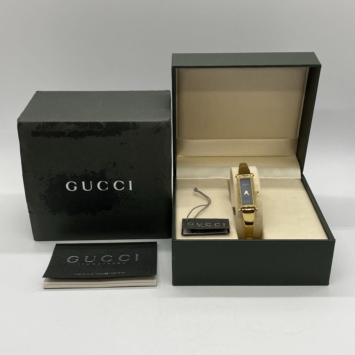 グッチ GUCCI シェリーライン バングルウォッチ ブレスレット　箱付 楽天市場】【未使用品】 GUCCI グッチ シェリーライン ビー