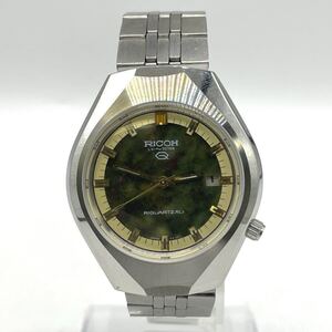 【9A22】1円スタート RICOH RIQUARTZ / 571007B リコー リクォーツ デイト 腕時計