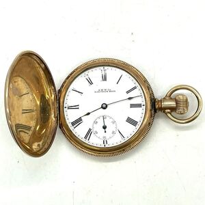 【9A35】1円スタート A.W.W.Co. WALTHAM / 11166657 ウォルサム 懐中時計 手巻き スモセコ