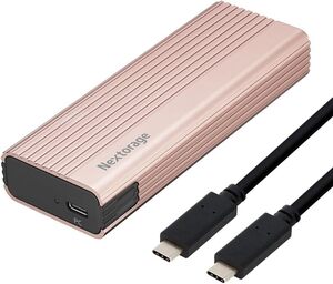1065 Nextorage ネクストレージ USB3.2 Gen2x2 20Gbps M.2 SSD エンクロージャー 外付けケース SSD ケース 外付け 内蔵SSD ヒートシンク