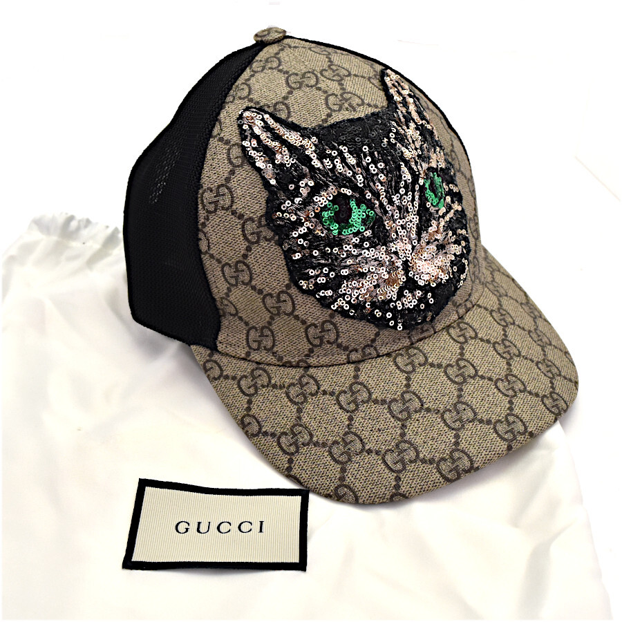 【特価】グッチ　GUCCI キャップ　新品未使用　GG ジャガード s-musee_370226251