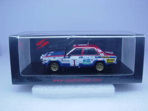 spark 1/43 Dutsun 160J Winner Safari Rally 1980 #1 S.Mehta/M.Doughty ダットサン サファリラリー