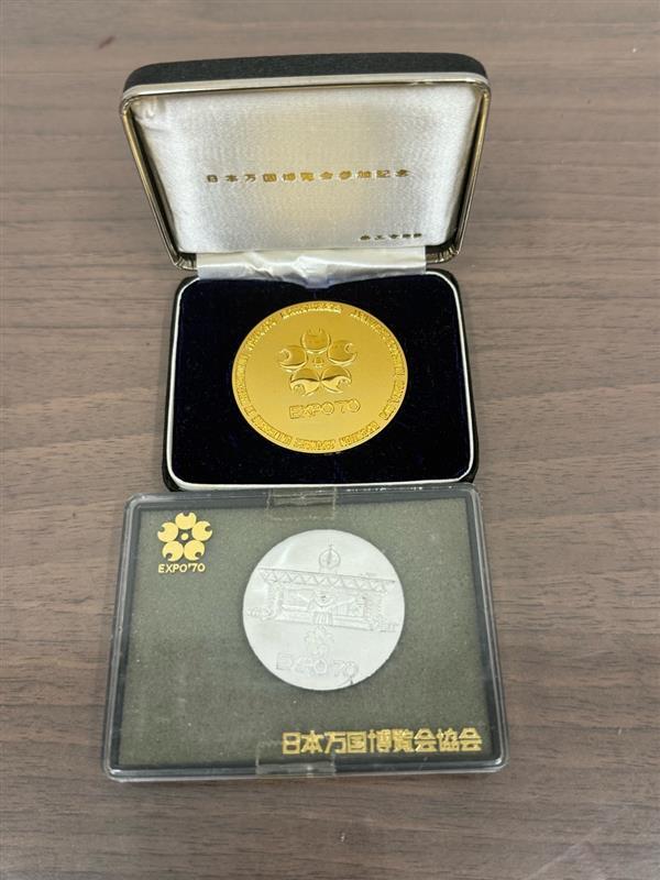 EXPO'70 記念セット Japanese Expo '70 Coin Silver 925 Medal Vtg 1970 Osaka Japan