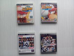 ps3 4本セット プロ野球スピリット 2012 2014 実況パワフルプロ野球 2010 2013