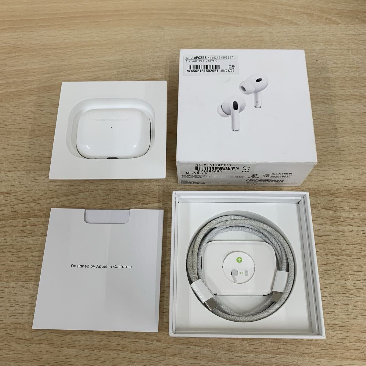 Apple - 【中古美品】Apple airpods 一式 中古 良品】Apple 純正 AirPods with Charging Case 第2世代
