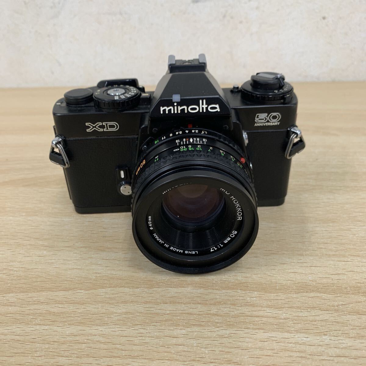MINOLTA XD フィルムカメラ 50mm F1.7 レンズ付 動作確認済 フィルム一眼レフ】MINOLTA XD 外観レビュー | 収差Love