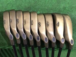 * б/у товар Callaway BIG BERTHA GOLD Callaway железный 9 шт. комплект #3I~PW/SW *(5251)
