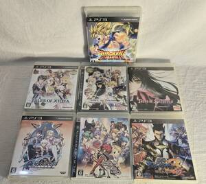 ★動作確認済・まとめ売り★ PS3 ソフト7本セット テイルズ/ドラゴンボール/アルトネリコ/戦国BASARA/Xエッジ 他