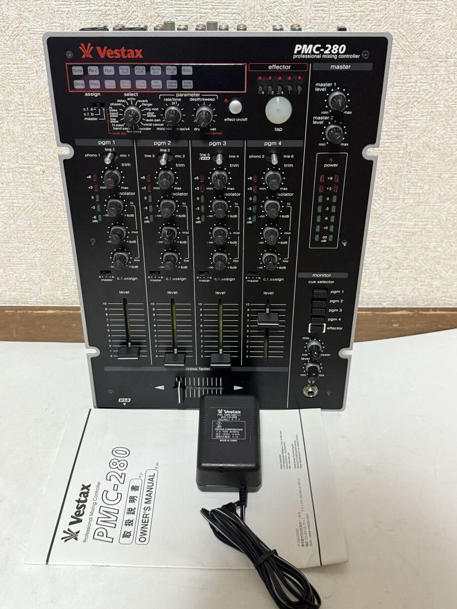 VESTAX PMC 10 Mk2ベスタクス DJミキサー　希少 Vestax PMC-10 Mk2 DJ Mixer Rare Vintage Model Tested Works