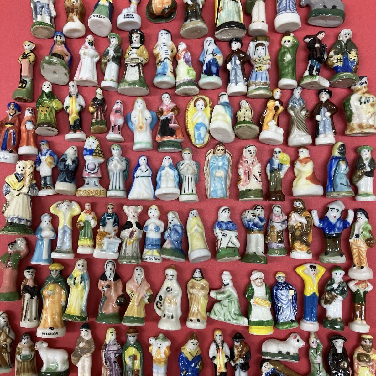 デジモン　アドベンチャー　15個　フェーブ　フランス　陶器　雑貨　LM079 デジモン アドベンチャー 15個 フェーブ フランス 陶器 雑貨