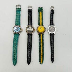 【美品】Ritomo Latino リトモラティーノ 腕時計 ドーム型 不稼働 腕時計 クォーツ 4本セット