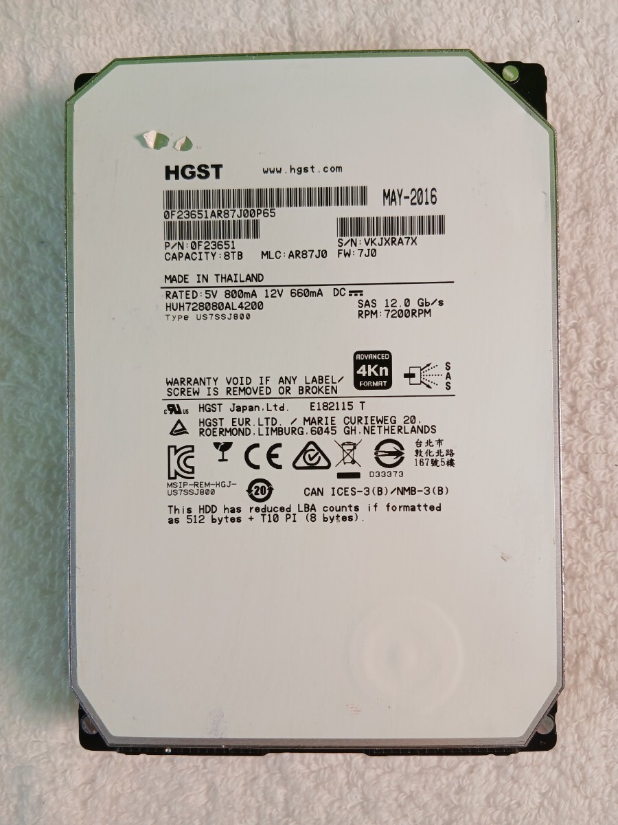 Yahoo!オークション -「hgst (6tb 8tb)」(3.5 SerialATA) (内蔵)の落札