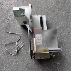 ジャンク 送料無料 富士島工機 フジシマ パンスライサー SOFT-90 1枚切 食パン 100V 50/60Hz 食パン 業務用 厨房機器 通電確認OK 錆 中古品