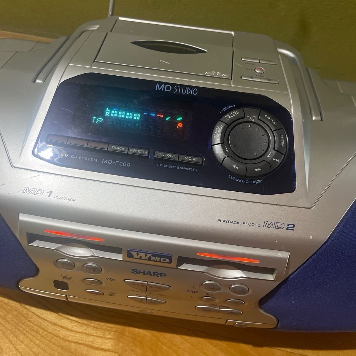 CD MD ラジカセ Victor - Victor MD/CD/テープ ラジカセ RC-ZX25MDの通販 by