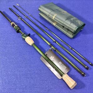 マルチピースロッド 1.8m 6ft ベイト バス トラウト 根魚 (t)