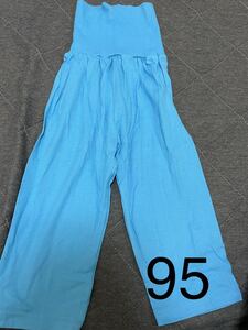 95 腹巻き付き パジャマ ズボン 男の子 水色