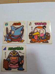 即決 つる兵衛 スリップ防士 ノコ座 在庫3 チョコ版 お守り 旧ビックリマン ばら売り1枚の値段