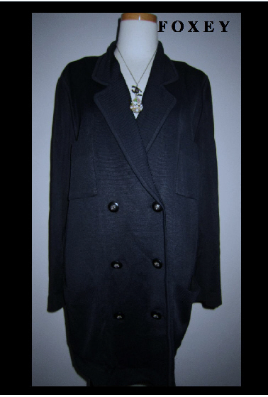 【美品】40 フォクシー　 黒　シルク100%　タフタ　ジャケット 美品】40 フォクシー 黒 シルク100% タフタ ジャケット - メルカリ