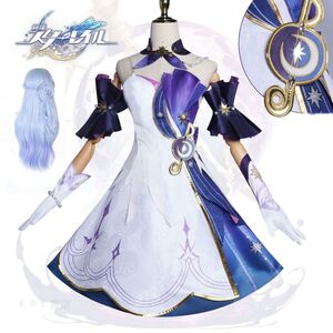 崩壊スターレイル ロビン コスプレ衣装 star rail cosplay スターレ キャラ コスプレ イベント ハロウィン ステージ衣装 ウイッグ付き
