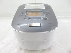 ◎TOSHIBA 東芝 真空圧力IHジャー 炊飯器 5.5合炊き RC-10VXL グランホワイト 2017年製 w9226