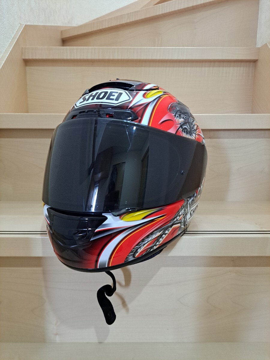 希少美品 SHOEI X-12 X-twelveブラック（光沢）M（57〜58） SHOEI X-TWELVE KAGAYAMA 2 Black Silver X12 Full Face Helmet