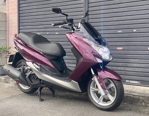 ◆マジェスティS 155 8900km HID 自賠責R9/6 前後タイヤバリ山 極上 KOSOミラー 八王子