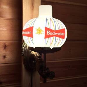 Budweiser ライトサイン バドワイザー ビンテージ 壁掛け照明 PUB バー ランプ ライト