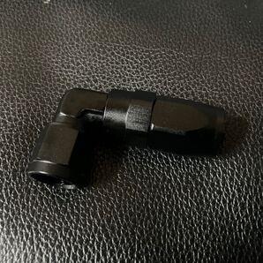 在庫あり 即納 AN6 オイルクーラー ホースエンド フィッティング 90° 継手 #6 検 アールズ アクティブ PLOT Setrab アルミ ブラック