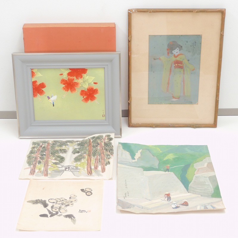 上村 松篁、雨情、希少画集画、新品額装付 上村 松篁、雨情、希少画集画、新品額装付 - メルカリ