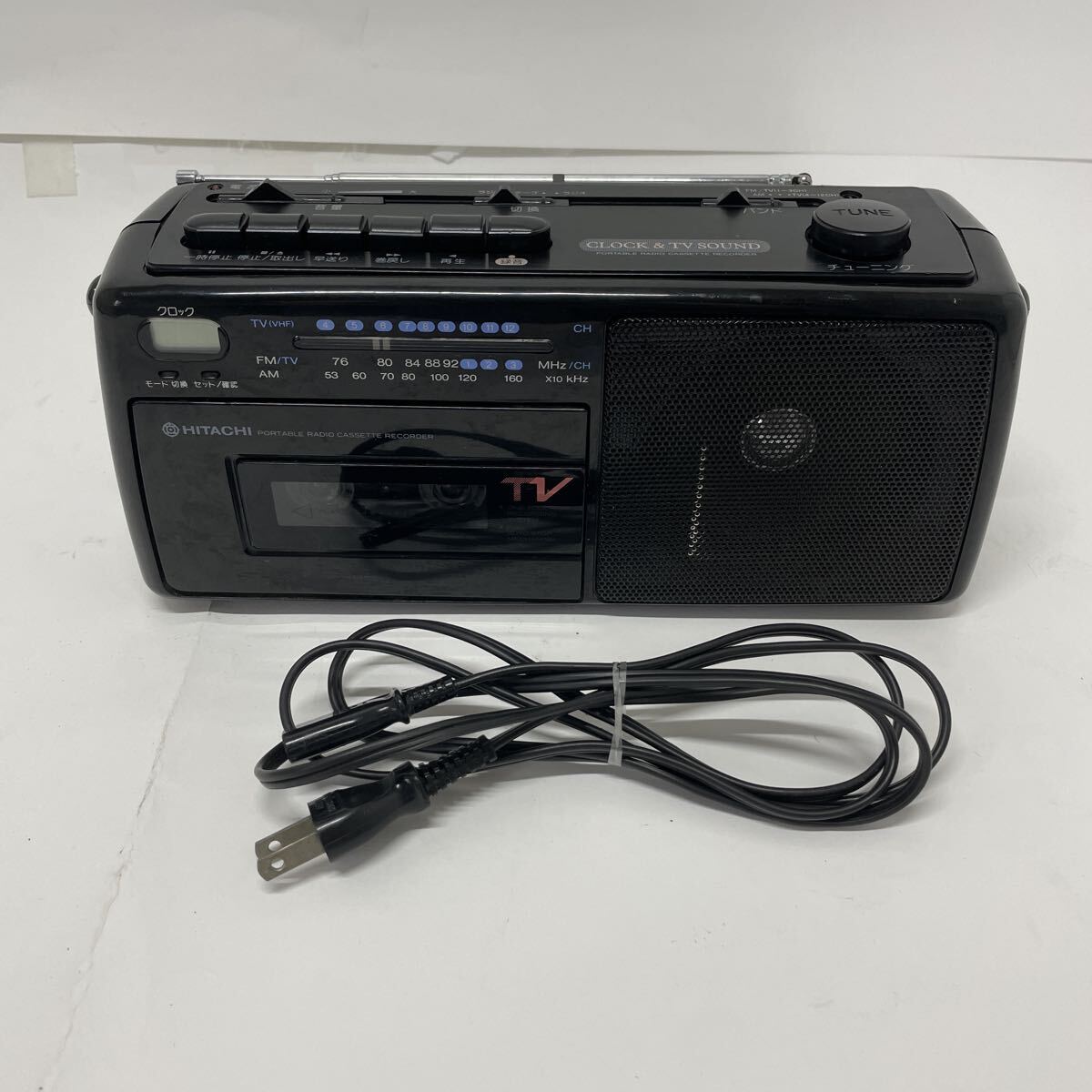 HITACHI、ラジカセ、TRKー7600、中古 HITACHI、ラジカセ、TRKー7600、中古