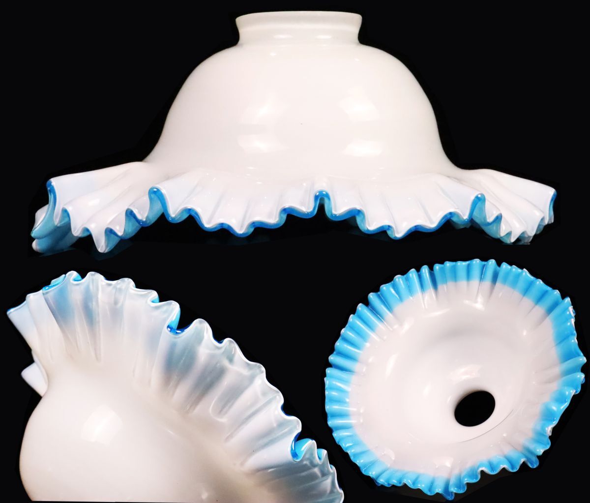 レトロ照明　電笠　乳白色ガラス　ミルクガラス　古道具　アンティーク　昭和レトロ 180353551_o3.jpg?