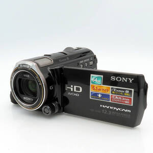 美品★Sony HDR-CX560V ブラック◆Handycam◆フルHD◆光学10倍・デジタル120倍ズーム+GPS+64GB内蔵 +純正バッテリー付
