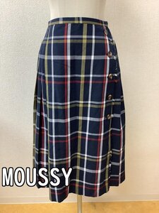 MOUSSY Юбка в морскую и белую или красную клетку из искусственного рулона размер 19