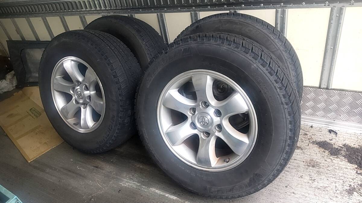 ランクルプラド　純正ホイールタイヤセット 2023年製 新車外し品】トヨタ ランドクルーザー300 ZX 純正 20in