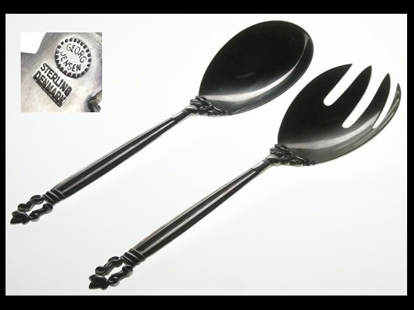 ジョージジェンセン スプーン　フォーク　カトラリー　STERLING　シルバー ジョージ・ジェンセン スターリングシルバー「ブロッサム」 純銀