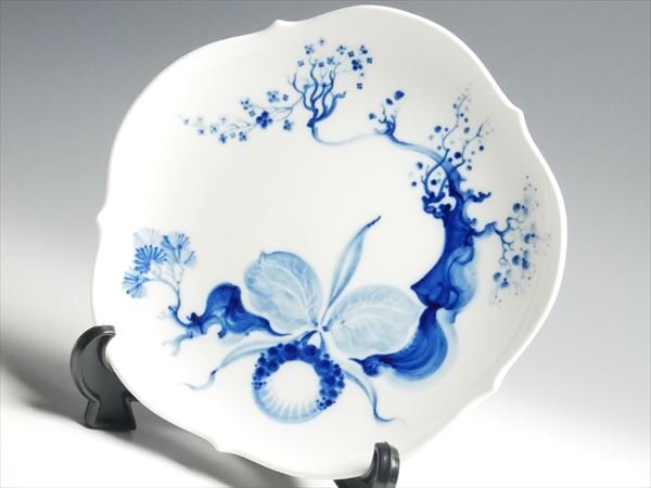 【未使用】Meissen ブルーオーキッド 18.5cmプレート 6枚セット Yahoo!オークション -「meissen マイセン ブルーオーキッド