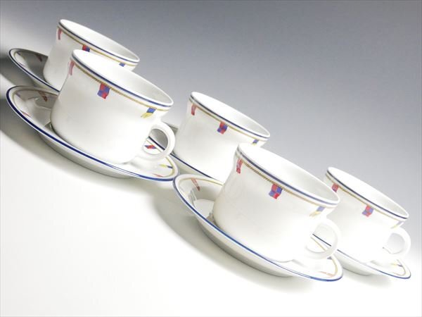 未使用 リチャードジノリ　クリッパー 21cm　4枚セット リチャードジノリ クリッパー デミタスカップ＆ソーサー - メルカリ