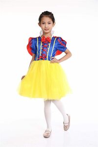 白雪姫 ドレス キッズ 100cm コスチューム ディズニー プリンセス 女の子 子供 ワンピース 衣装 ハロウィン コスプレ 仮装 ドレス