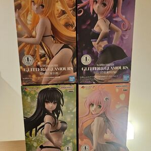 To LOVEる-とらぶる-ダークネス GLITTER&GLAMOURS フィギュア 4個セット