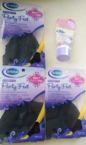  new goods Dr.Scholl heel moisturizer for socks ( sleeping hour for )3 piece .f toner s leg cream 60gdokta-* shawl party feet 