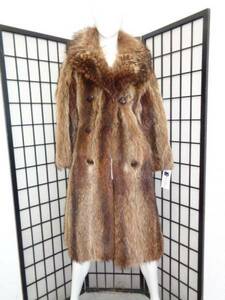  raccoon fur coat size 2-4